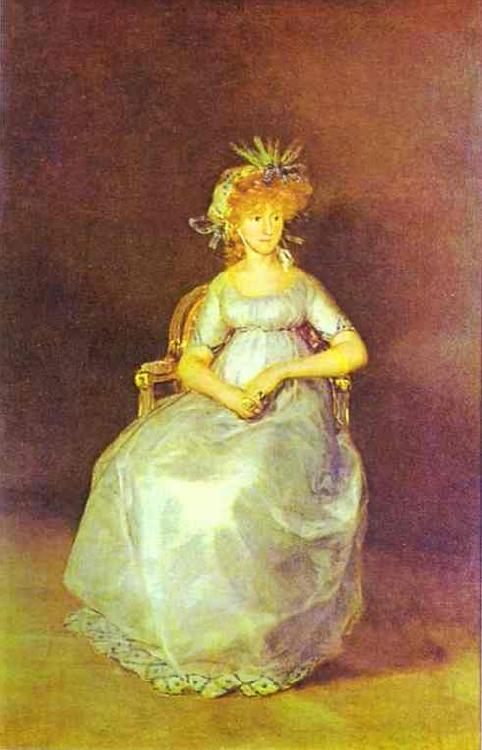 Francisco Jose de Goya Portrait of the Chinchon Sweden oil painting art